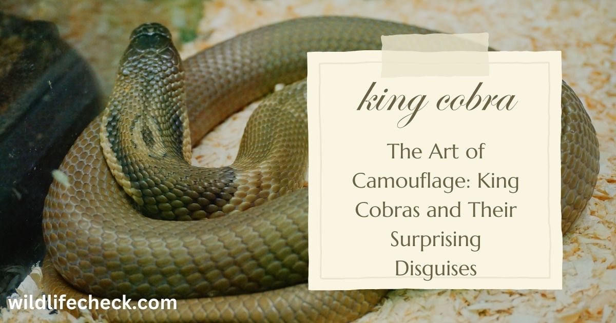 The Art of Camouflage: King Cobras and Their Surprising Disguises